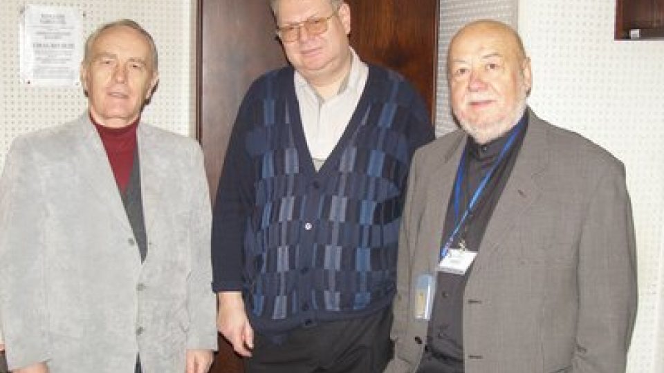 Odborná komise (zleva: Karel Bělohoubek, Otomar Kvěch a Václav Hybš)