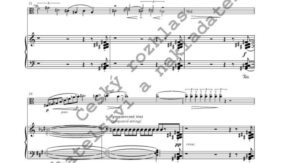 Hanuš Bartoň - Trio pro klarinet, violu a klavír