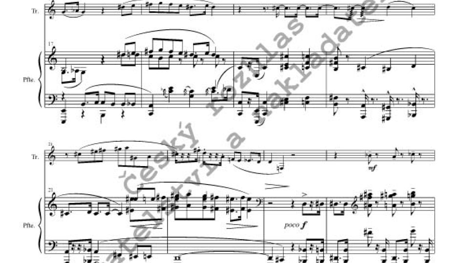 Jiří Mittner - Sonata per tromba e pianoforte