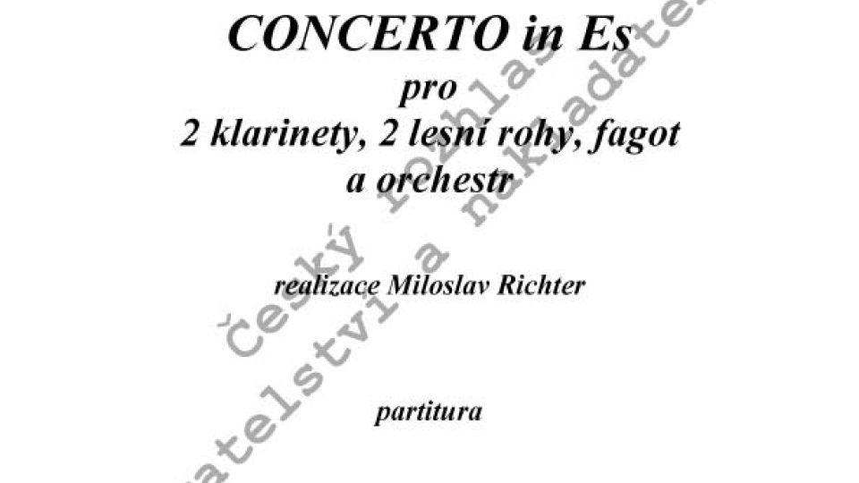 Josef Mysliveček - Concerto in Es