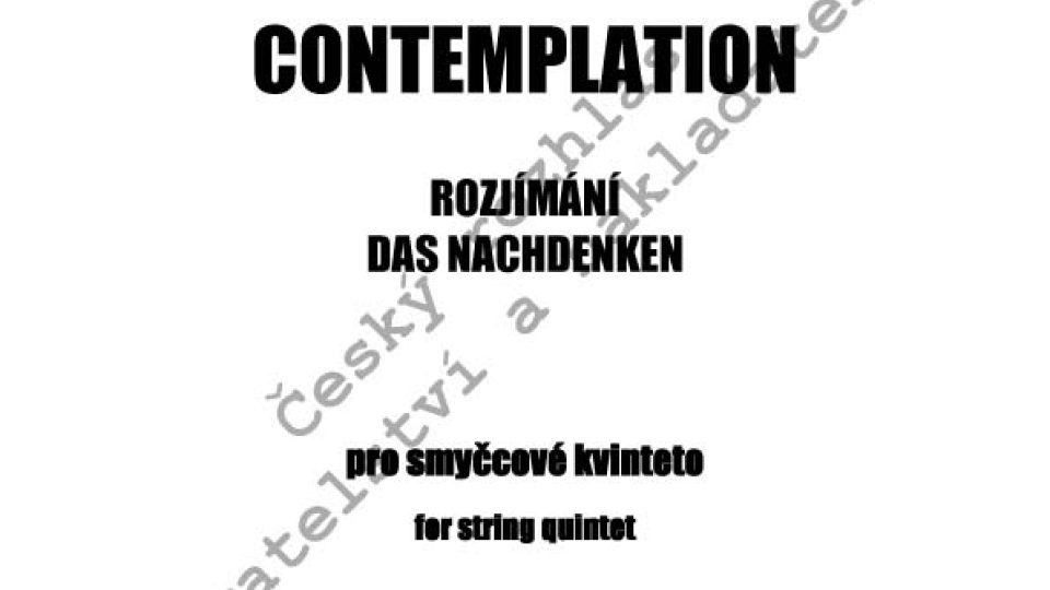 Jan Kučera - Contemplation