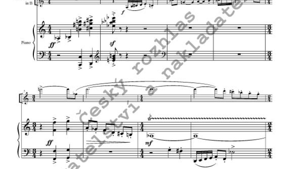 Ivana Loudová - Sonáta pro klarinet a klavír
