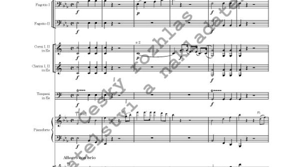 Václav Jan Tomášek (editor Vojtěch Spurný) - Koncert pro klavír a orchestr Es dur, op. 20