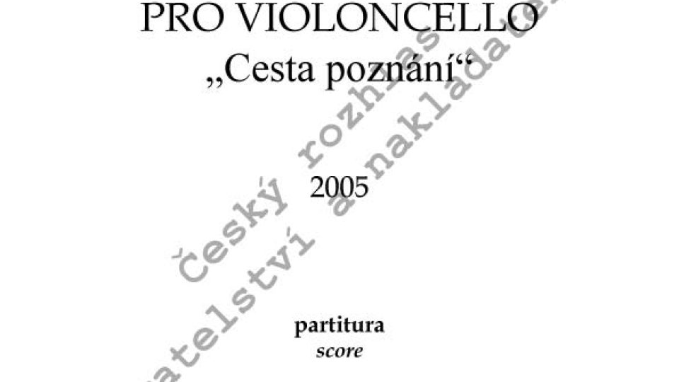 Zdeněk Šesták - Koncert pro violoncello a orchestr č. 2 "Cesta poznání"