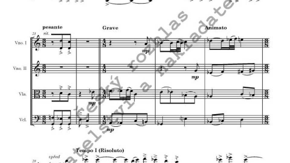 Eduard Douša - Smyčcový kvartet "Lamentationes"