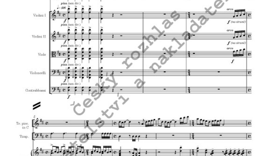 Barokní reminiscence - Jan Kučera / partitura