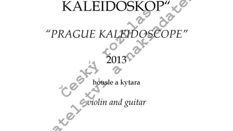 Pražský kaleidoskop - Jan Freidlin