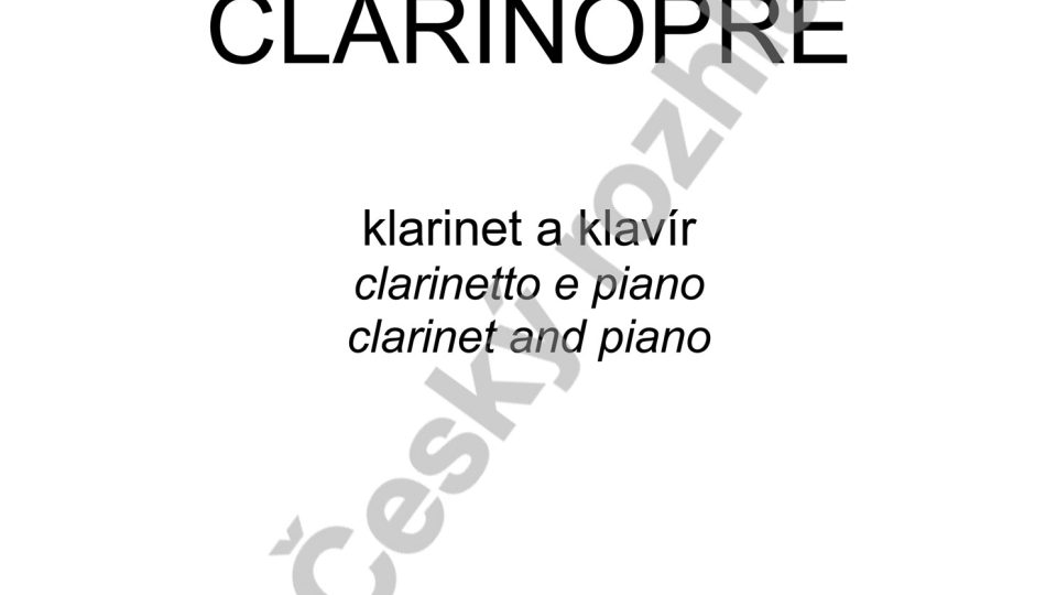 ClarinoPré - Aleš Pavlorek
