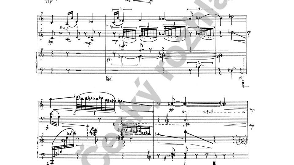 Kaligramy II. pro klavírní trio - Ondřej Štochl