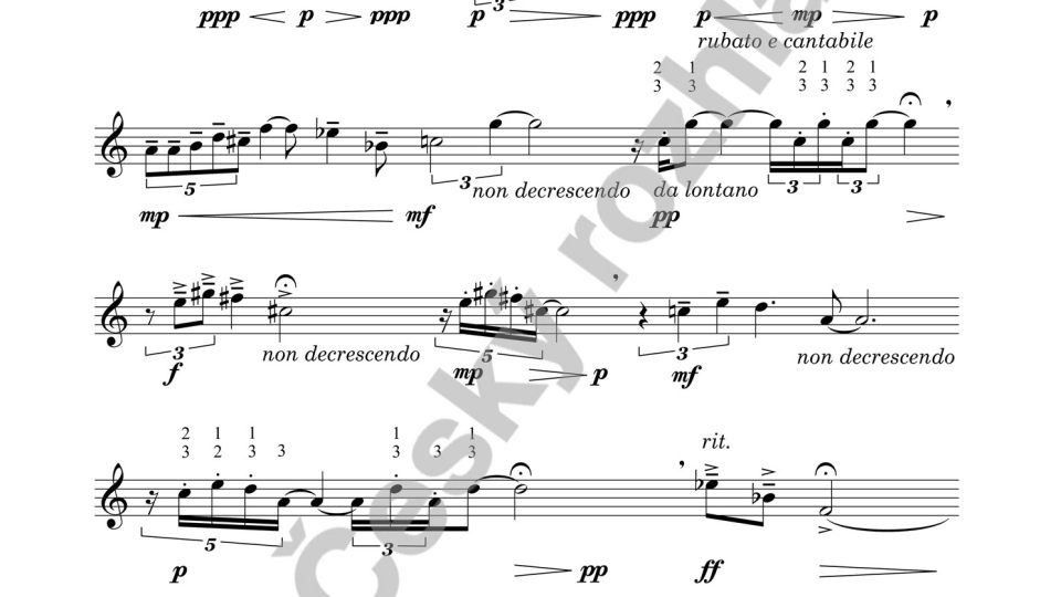 Introduzione e 11 variazioni per tromba sola - Jiří Pohnán