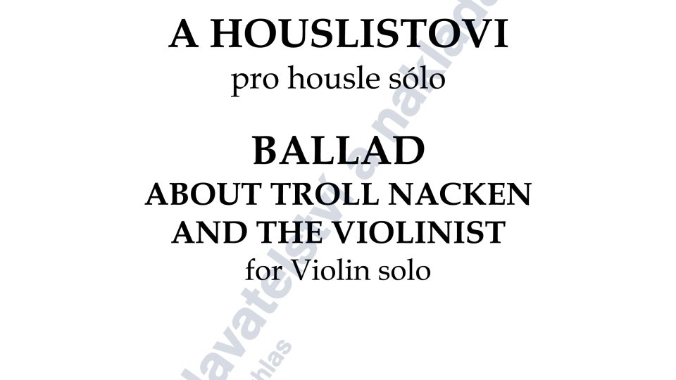 Balada o Nackenovi a houslistovi - David Lukáš