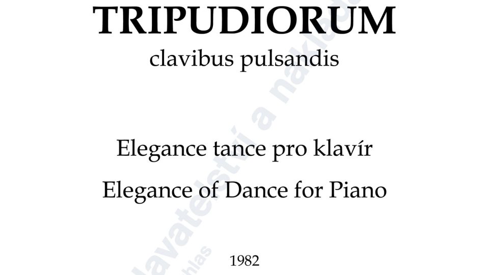 Elegantiae tripudiorum - Jan Novák