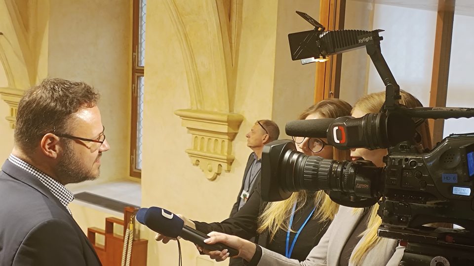 René Zavoral v rozhovoru pro Českou televizi | foto: Martina Poliaková, Český rozhlas René Zavoral v rozhovoru pro Českou televizi
