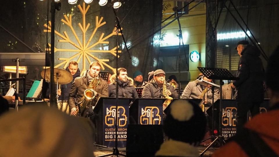 Rozhlasový Big Band Gustava Broma na vánočním koncertě v Brně