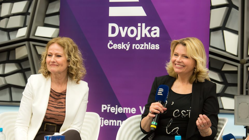 Hana Buštíková a Dana Vlková na Dni otevřených dveří