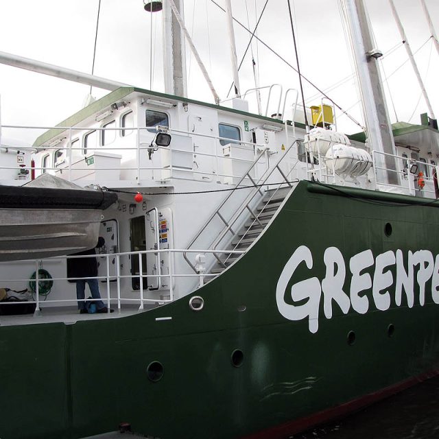 Nová loď Greenpeace se objeví i u pobřeží Spojených států | foto: Klára Stejskalová