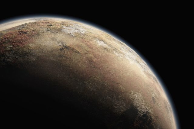 Sonda New Horizons bude zkoumat také řídkou atmosféru Pluta | foto:  NASA,  licence Public Domain,  volné dílo