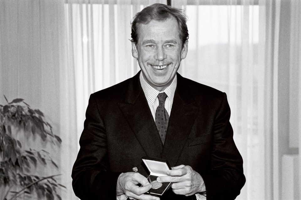 Prezident Václav Havel na návštěvě Evropské parlamentu v roce 1991 | foto: Evropský parlament